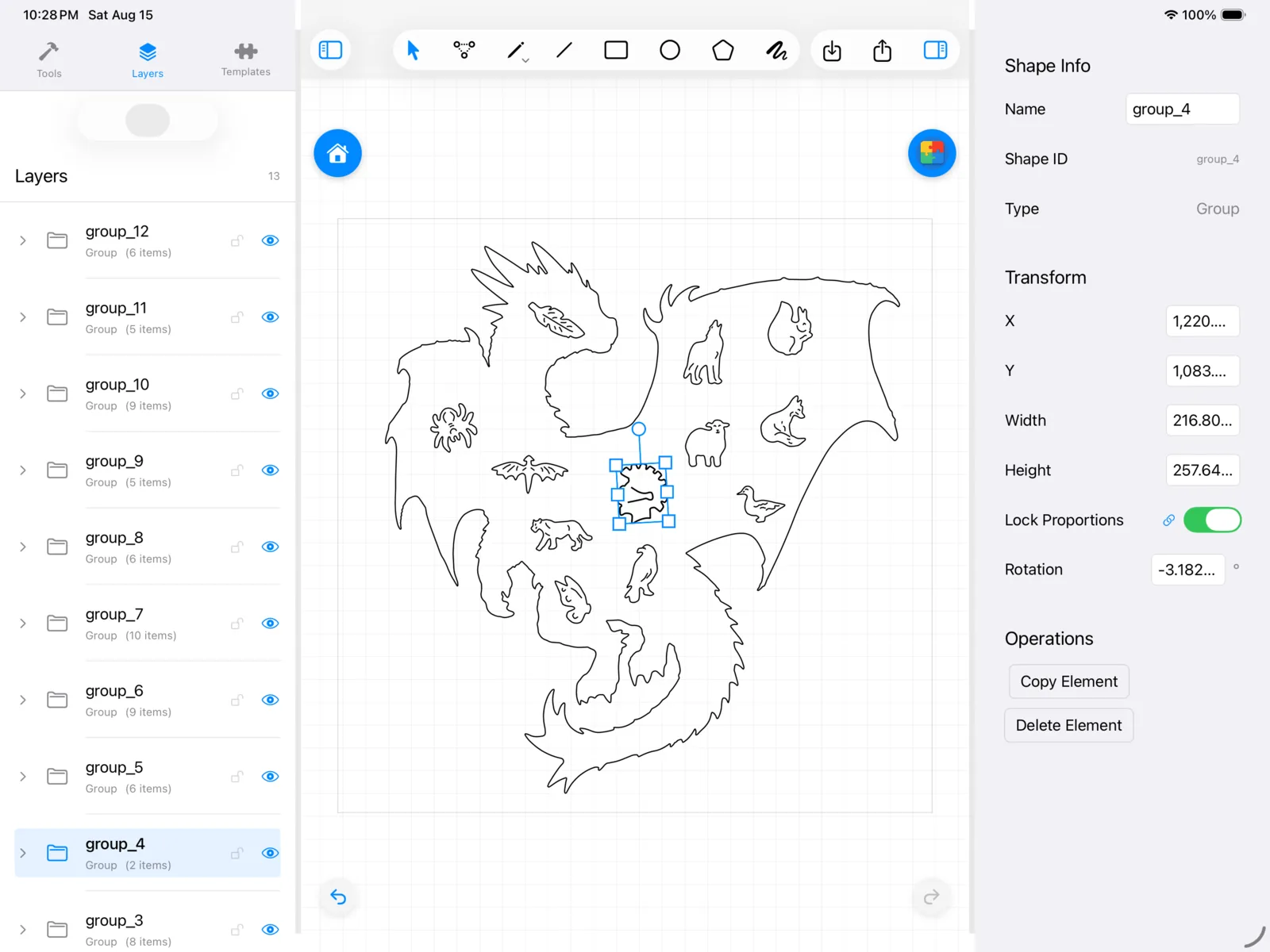 JigsawDesigner · iPad · Create with a touch